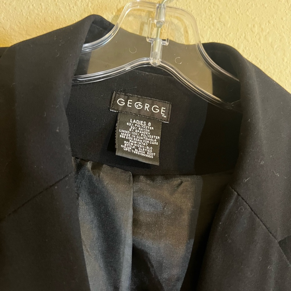 George Women's Classic Black Suit Jacket - Picture 3 of 6